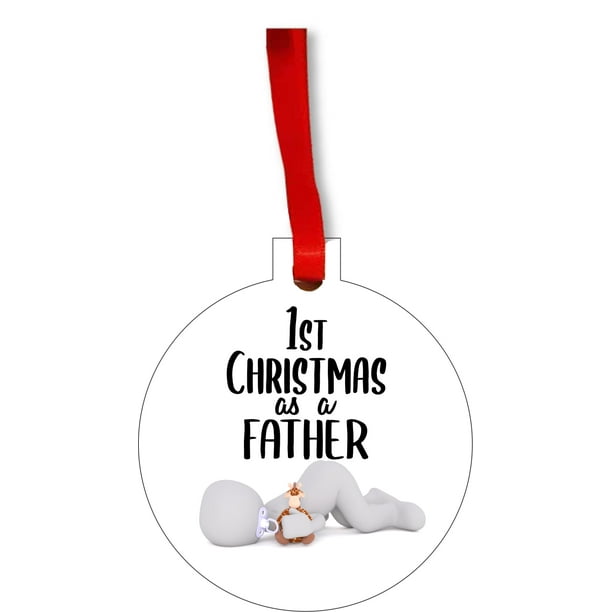 Daddy Ornaments New Dad and Baby Father Christmas Ornament Dads