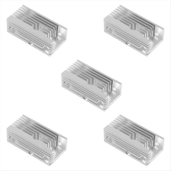 Bloque de Enfriamiento de 5 Piezas para Accesorios de Impresora 3D Extrusora Sprite para Ender3 S1 Plus Pro/CR10 Smart Pro/ V3 SE, Etc.