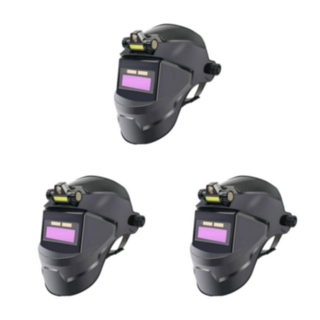Langgg Dimming Welding Masks Unmatched for Protection And Comfort View Welding Helmet Welder Mask Safe 2+light+10protectors 3Set