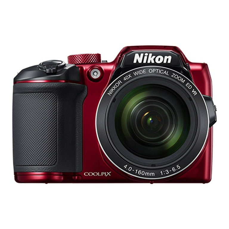 Nikon Coolpix B500 16MP Digital Camera 40x Optical Zoom Red Full