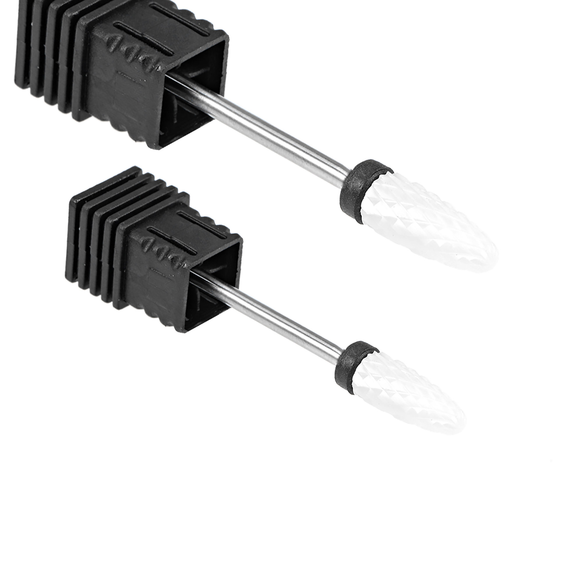 2pcs Ceramic Nail Drill Bits 3/32" (Extra Coarse Grit) Electric Nails