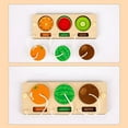 thumbnail image 3 of Tablero de madera para actividades de niños, motricidad básica, Montessori, aprendizaje, viajes, juguetes de carretera Fruta, 3 of 9