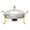 Gold, 24cm, variant on ToppiJoy 9.45in Round Chafing Dish, Stainless Steel Chafer Roll Top Chafer, Buffet Warmer Set with Pans and Fuel Holders for Home and Restaurant Gold