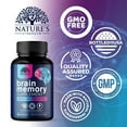 thumbnail image 4 of Nature's Strength Brain Supplements for Memory and Focus - Cognitive Vitamins to Support Concentration, Energy, Clarity - Brain Health - Bacopa Phosphatidylserine DMAE - 60 Capsules, 4 of 9