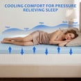 thumbnail image 5 of Beddle 2,3,4 inches Mattress Topper, Full Size Cooling Gel-Infused Memory Foam Mattress Topper-3 inches, 5 of 7