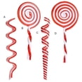 thumbnail image 3 of Zhaomeidaxi Hanging Pendant Simulation Lollipop Pattern Holidays Gift Plastic Christmas Candy Cane Ornament for Shopping Mall, 3 of 7