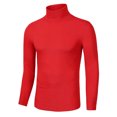 thumbnail image 2 of INSPIRE CHIC Chandail à Col Roulé pour Homme à Manches Longues Extensible Coupe Ajustée, 2 of 7