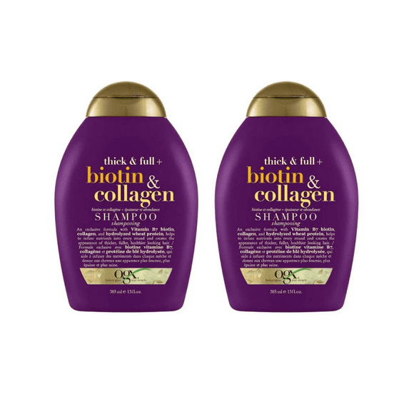OGX Biotin and Collagen Shampoo 385 ml -2 Pack