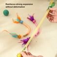 thumbnail image 5 of Youkk 5x Feathers With Stimulating Cat With Mimicking And Catnip Scent Feathers 5x Cat Toys Feathers Stretchable Rope type+2, 5 of 5