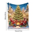 thumbnail image 3 of Christmas Throw Blanket Super Soft Flannel Fleece For Winter Warmth And Cozy Comfort Lightweight Yet Durable Ideal For Sofa Bed Decor And Indoor Outdoor Use Easy Care Gift, 3 of 7