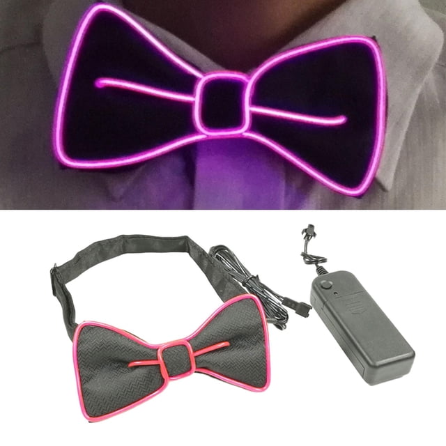 Pajarita , pajarita LED novedad que en divertida rave baile hombres , Yotijar Pajarita resplandeciente