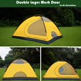 thumbnail image 4 of Geertop Portable 4 Person 4 Seasons Backpacking Tent Double Layer Waterproof Larger Family Camping Tent Lightweight for Camp Outdoor Sports Hiking Travel Beach - Easy to Set Up, 4 of 5