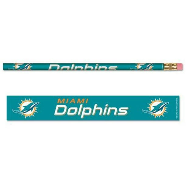 Miami Dauphins Crayon 6 Pack