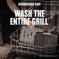 thumbnail image 3 of GEORGE FOREMAN Contact Submersible Grill, GRES060BS, Wash the Entire Grill, 4-Servings, 3 of 8