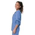thumbnail image 2 of Landau Scrub Zone Unisex Relaxed Fit 2-Pocket Snap-Front Scrub Jacket 75231, 2 of 5