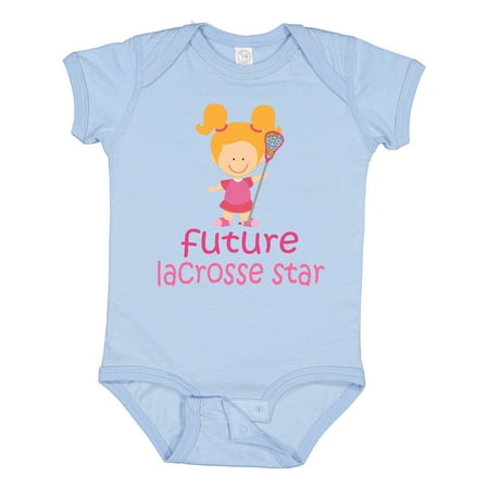 

Inktastic Future Lacrosse Star Girl Gift Baby Girl Bodysuit