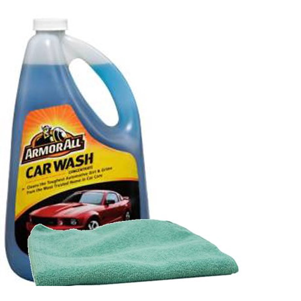 Armor All Car Wash Concentrate 64oz, Bundled with a