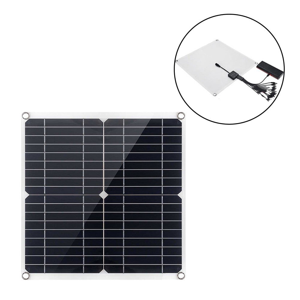 Clearance Sale 20W 18V Flexible Solar Panel 280*285Mm Flexible Solar Panel Dual Usb Output Solar Panel Car And Marine Charger