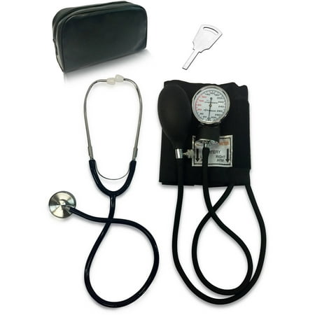 Primacare ET-9108-BK Classic Series Adult Blood Pressure Kit with Stethoscope,