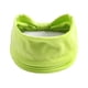 thumbnail image 1 of Zhuge Diadema elástica con lazo para yoga para mujer, banda para el cabello anudada, turbante (verde fluorescente), 1 of 4