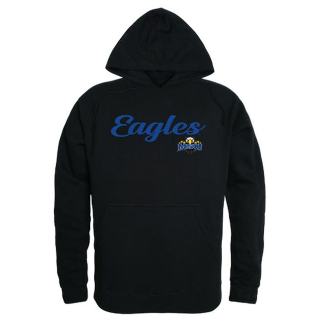W Republic 558-134-BLK-01 Morehead State University Script Hoodie, Black - Small
