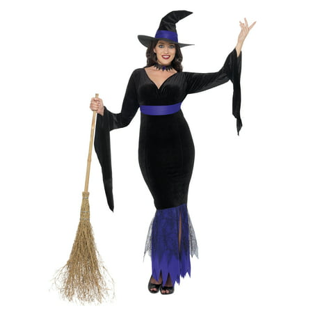 Women's Plus Size Glamorous Witch Costume