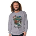 thumbnail image 5 of No Regrets Skull Snake Rose Tattoo Sweatshirt for Men or Women Brisco Brands X, 5 of 6