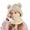 Beige, variant on 2 Pcs Set Toddler Hat Hooded Scarf Baby Winter Knitted Hat With Pompom & Warm Lined - Thick Soft Yarn Cap,Warm Thermal for Cold Weather,Stylish Headwear for Outdoor Activities,Size:One Size