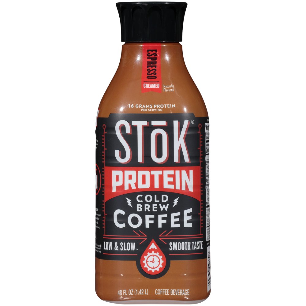 SToK Cold Brew Coffee, Protein Espresso , 48 Oz.