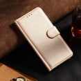 thumbnail image 1 of Funda de cuero tipo billetera para Samsung Galaxy A03 A03S A10 A10S A12 A13 A22 A23 A21S A31 A32 A33 A20E A40 A41 A50 A51 A52 A53 A70 A71 Tan Jianjun unisex, 1 of 2