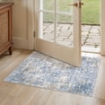 thumbnail image 6 of UERMEI 2'x3' Area Rugs for Entryway, Washable Non-slip Soft Indoor Door Mats, Modern Abstract Throw Rug for Bedroom Laundry Room Carpet, Glacier Blue, 6 of 9