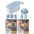 thumbnail image 4 of Cortador de papas fritas, cortador de papas para alimentos, cortador de papas y verduras en cubos, Azul, 4 of 9