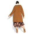 thumbnail image 4 of Aveology Women's Plus Size Teddy Faux Fur Fully Lined Jacket, 4 of 5
