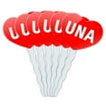 thumbnail image 1 of Una Heart Love Cupcake Picks Toppers - Set of 6, 1 of 1