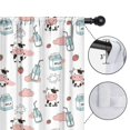 thumbnail image 4 of Blackout Kids Curtains,White Cow Milk Cloud Pattern Childrens Insulated Curtains Set Of 2,Bedroom Essentials,Toddler Room Decor 52x84in(132x213cm), 4 of 5