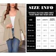 thumbnail image 2 of Witsmile Women's Lightweight Open Front Cardigans Long Sleeve Soft Casual Drape Fall Cardigan, 2 of 6