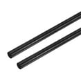 thumbnail image 1 of Uxcell 2-Pack Varillas de Fibra de Carbono, Longitud de 400mm Diámetro de 6mm Polo Sólido Mate, 1 of 7