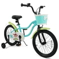 thumbnail image 1 of Costway Vélo pour Enfants de 18 Pouces. Draisienne pour Tout-Petits avec Roues Stabilisatrices, Frein à Main, Frein à Rétropédalage, Vert, 1 of 9