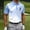 Light Blue, variant on COSFO Short Sleeve Men's Polo Shirts Graphic Golf Casual Shirt Performance Collared Pullover Moisture Wicking Loose Fit Tops