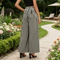 thumbnail image 6 of CHUMUD Womens Dress Pants Trendy Straight Wide Leg Baggy Pants Relaxed Fit Pants Summer Casual, 6 of 6