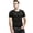 Black, variant on Gym Shirts Men Summer Solid Cool Ice Silk Crew Neck Short Sleeve Mens T-Shirts Sports Top