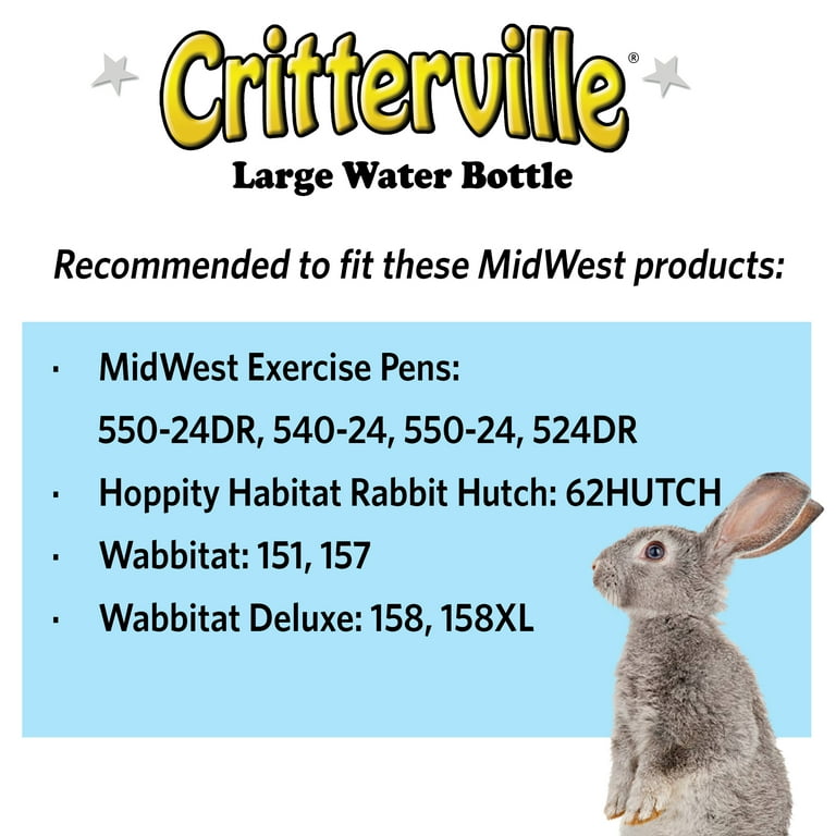 Large rabbit water bottle 2025
