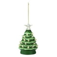 thumbnail image 2 of Mr. Christmas 5 in. Set of Nostalgic Ceramic Tree Ornament- Green with White Bulbs, 2 of 5