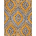 thumbnail image 2 of Well Woven San Francisco Malibu Yellow Modern Trellis Ogee 3'11" x 5'3" Area Rug, 2 of 8