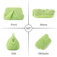 thumbnail image 2 of Straw Clutch Purse for Women Cloud Dumpling Pouch Straw Crossbody Shoulder Handbag Summer Beach Woven Bag（Green), 2 of 7