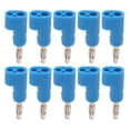 thumbnail image 1 of Stackable 10pcs 4mm Stackable Banana Plug Connectors Solderless Banana Plugs for Security Accessories, 1 of 7