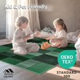 thumbnail image 4 of ODIKA 5'x7' Machine Washable Non-Slip Area Rug, Elegant Abstract Geometric With Contemporary Distressed Finish High Traffic Rug, Green, 136777, 4 of 7