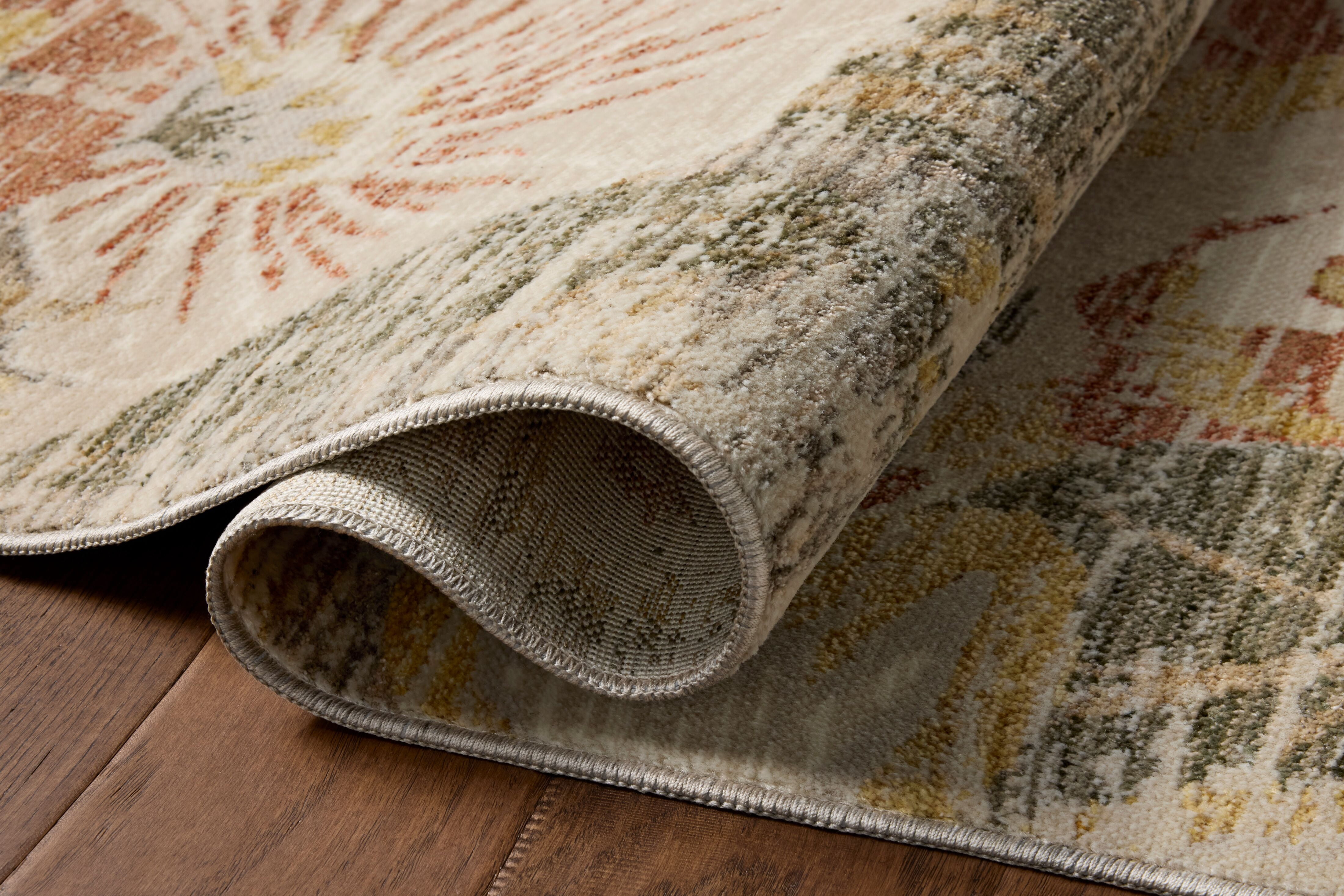 Loloi Eileen Natural / Sunrise 5'-1" x 7'-6" Area Rug