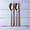 Rose Gold, variant on (Set of 2) Premium All Stainless Steel Spoon & Chopstick Set | Table Decoration, Housewarming, Wedding, Gift, Anniversary | Made in Korea (All Black)
