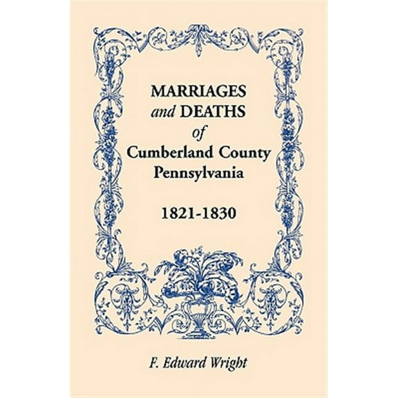 Marriages And Deaths Of Cumberland Count